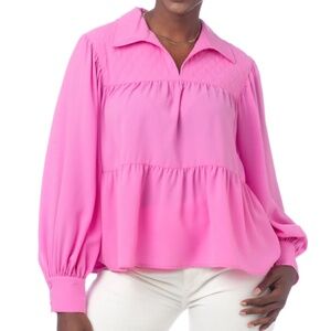 Crosby by Mollie Burch Pink Top Sz XL